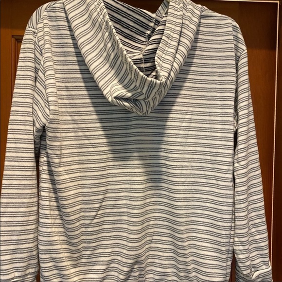 Billabong blue and white striped hoodie Small - Picture 2 of 3